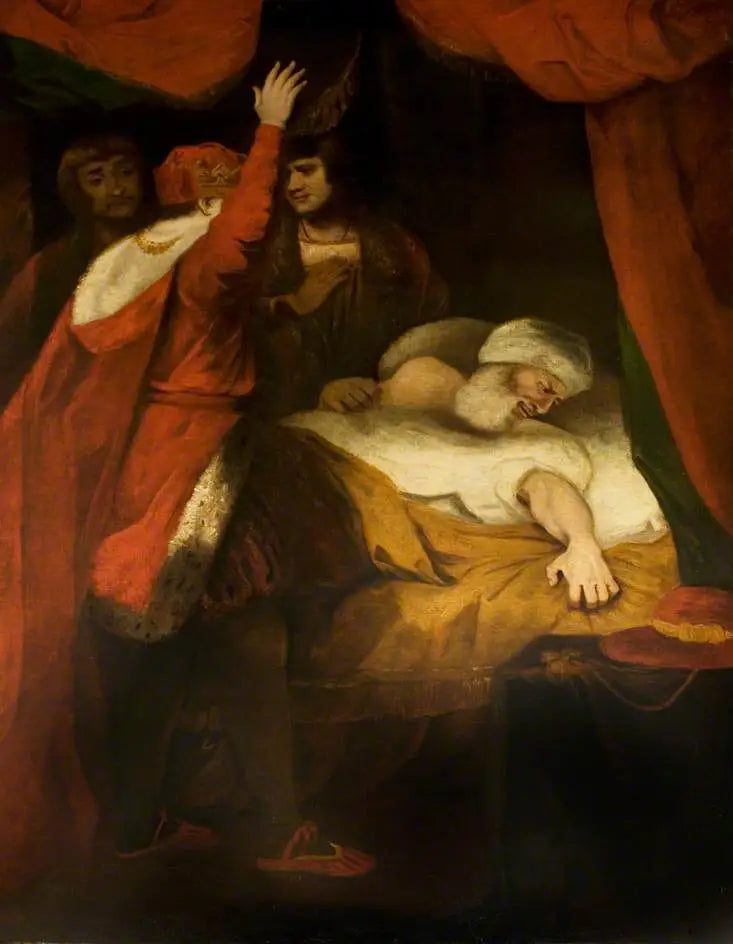 Henri VI, andre del, akt III, scene 3, kardinal Beauforts død (fra Boydell-serien) - Joshua Reynolds