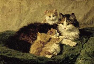 Contentment - Henriette Ronner-Knip