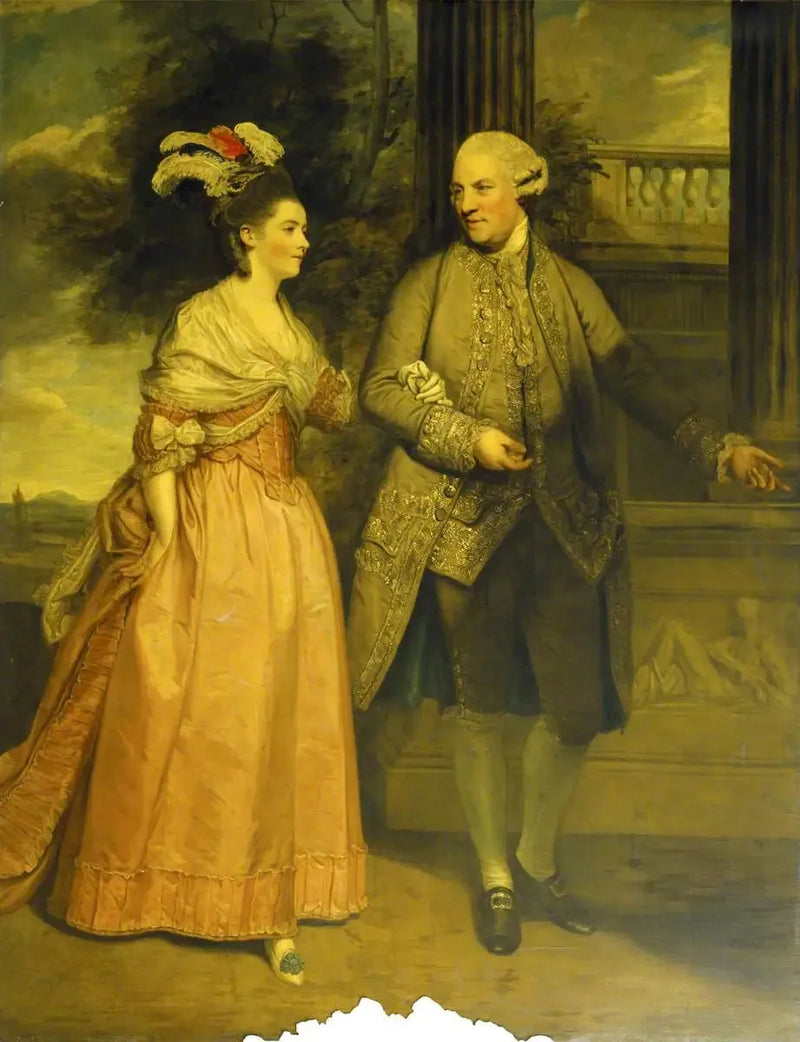 Henry Loftus, 1. greve av Ely (1709-1783) og hans kone Frances Monroe, grevinne av Ely (død i 1821) - Joshua Reynolds