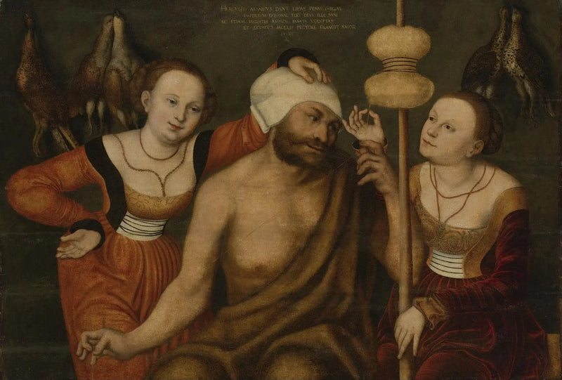 Herkules og Omfale - Lucas Cranach den eldre