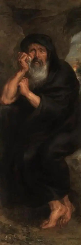 Héraclite, filosofen som gråter - Peter Paul Rubens