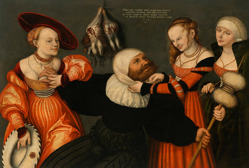 Herkules med Omfale - Lucas Cranach den eldre