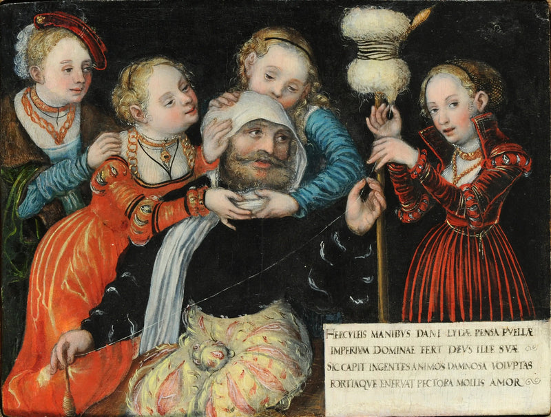 Herkules med Omfale - Lucas Cranach den eldre