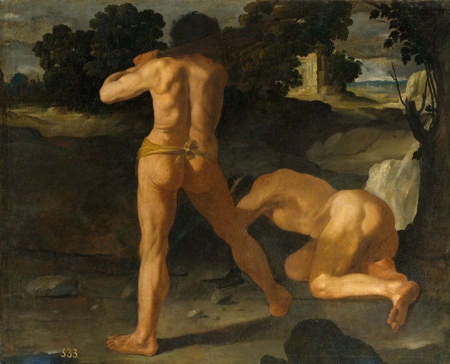 Herkules slår kongen Geryon - Francisco de Zurbarán