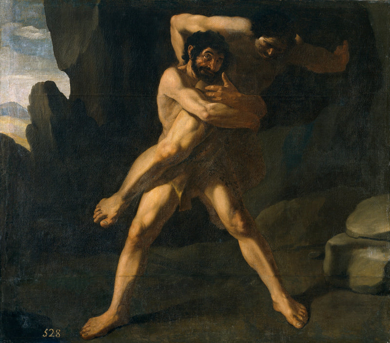 Herkules kjemper mot Antaeus - Francisco de Zurbarán