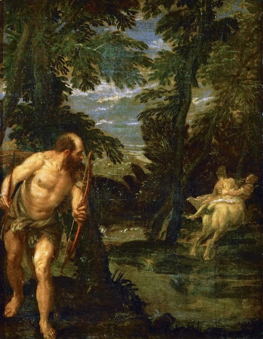Herkules, Deyanira og kentauren Nessus - Paul Véronèse

Source:
Hercule, Déjanire et le centaure Nessus - Paul Véronèse