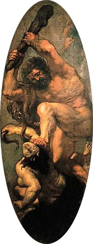Herkules knuser striden - Peter Paul Rubens