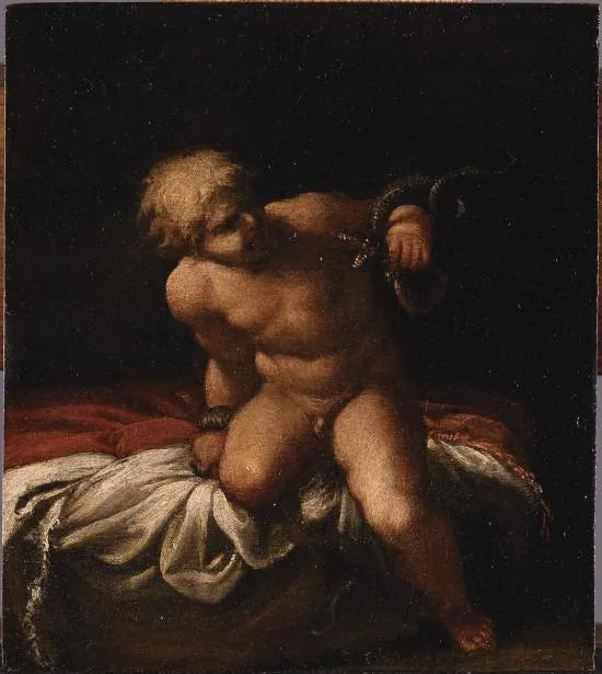 Herkules barn kveler slanger - Annibale Carracci