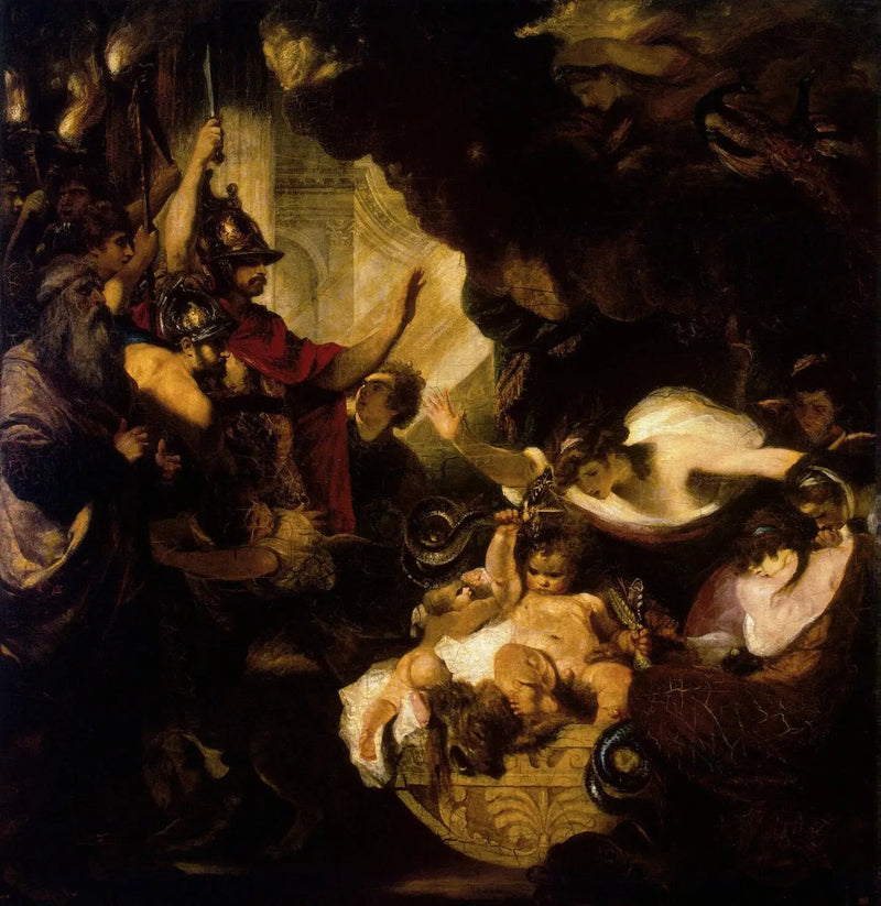 Herkules barn som kveler slanger - Joshua Reynolds