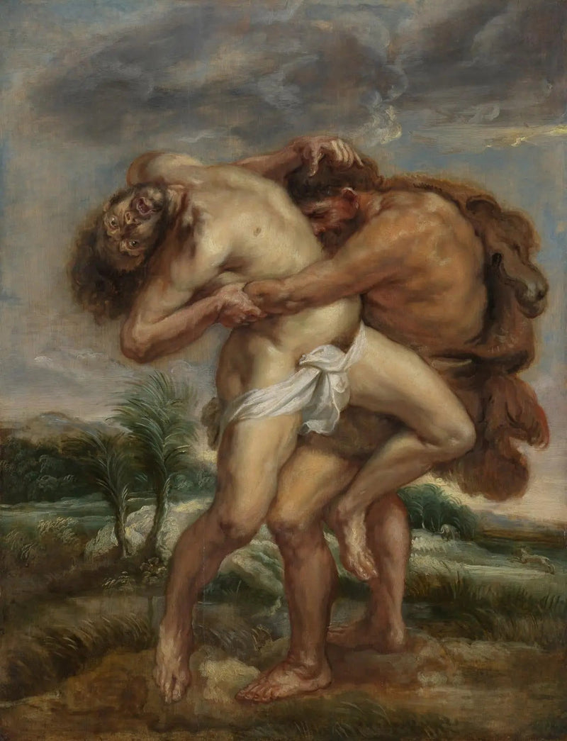 Herkules og Antaeus - Peter Paul Rubens