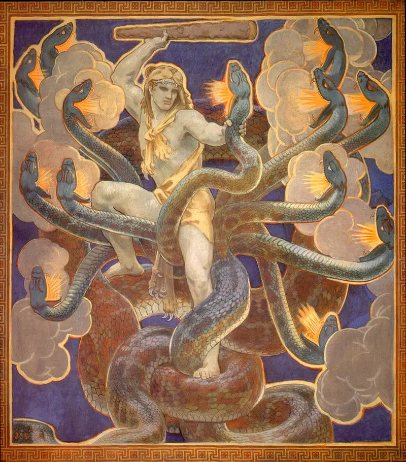 Herkules og Hydra - John Singer Sargent