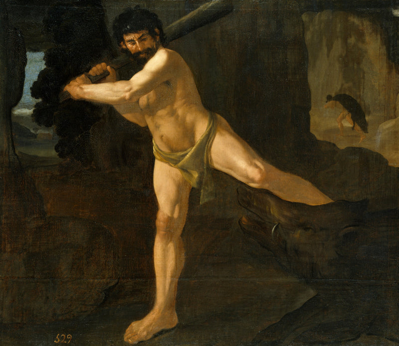 Herkules og Erymanthosviltet - Francisco de Zurbarán