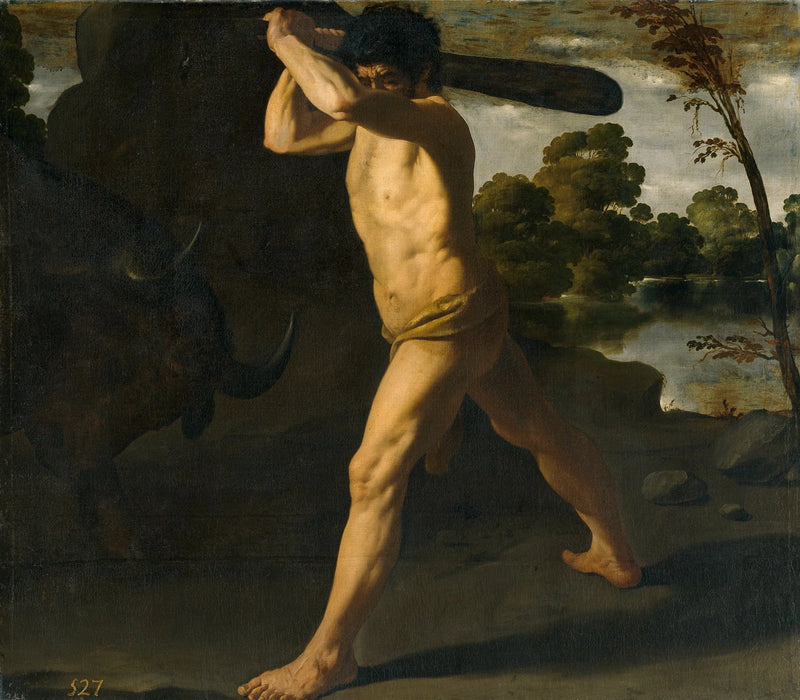 Herkules og den kreteiske okse - Francisco de Zurbarán