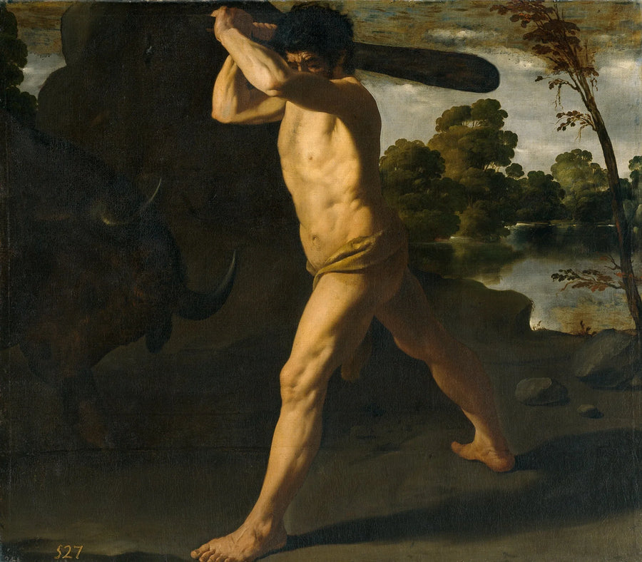 Herkules og den kreteiske okse - Francisco de Zurbarán