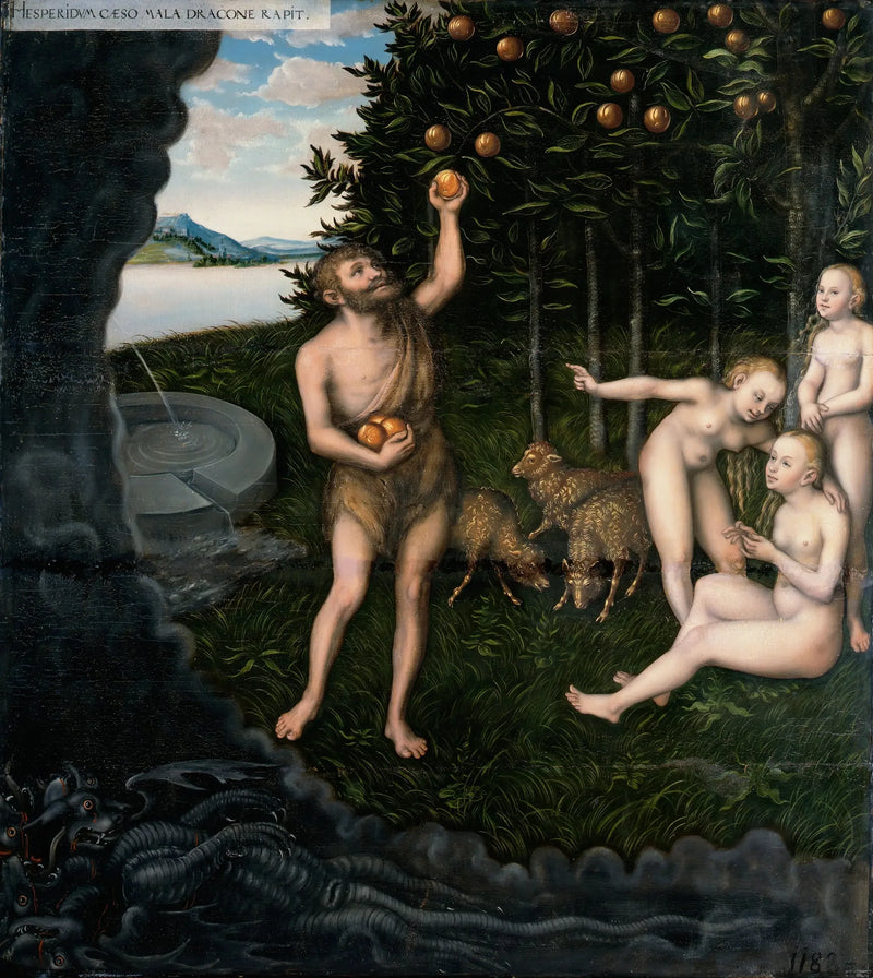 Herkules og Hesperidene - Lucas Cranach den eldre