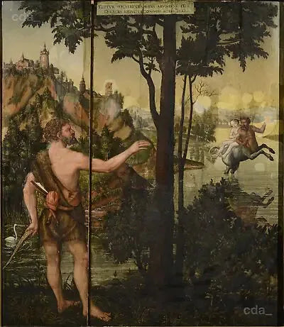 Herkules og Nessus - Lucas Cranach den eldre