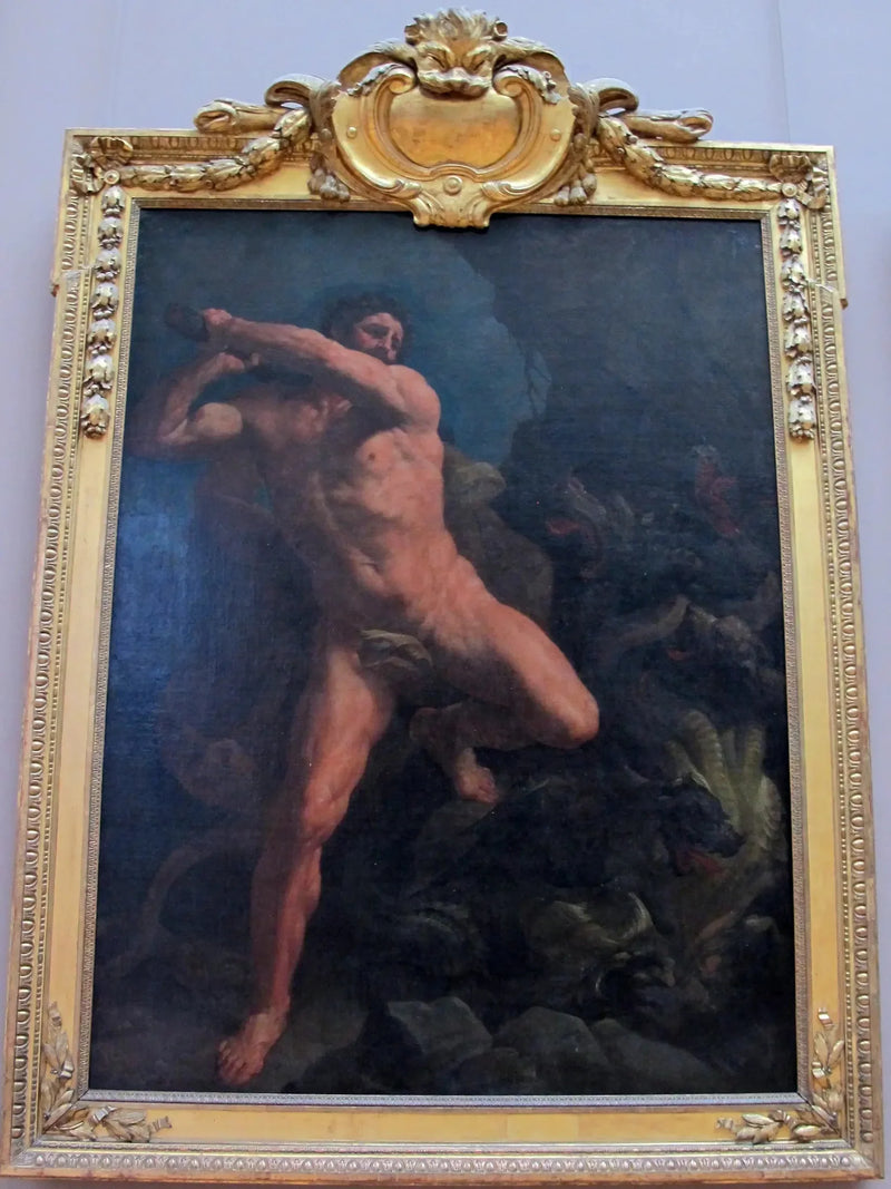 Herkules som bekjemper Hydra av Lerne - Guido Reni