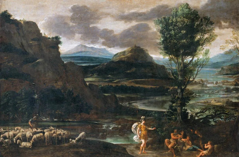 Herminie hos gjeterne - Domenichino