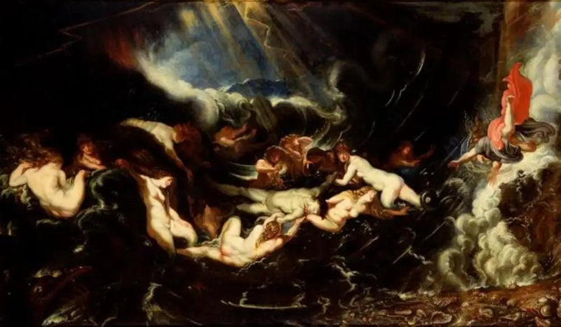 Héro og Léandre - Peter Paul Rubens