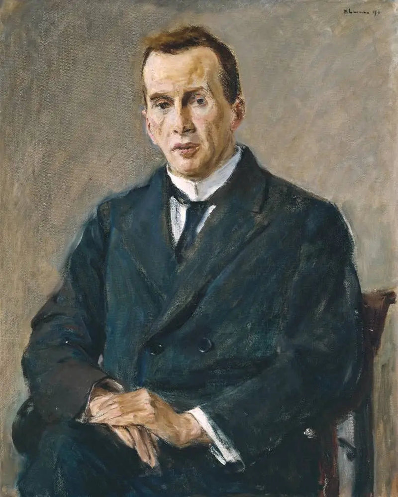 Herreportrett Professor Cassirer - Max Liebermann