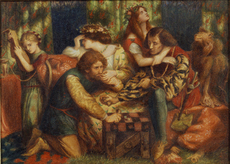 Hesterna Rosa - Dante Gabriel Rossetti