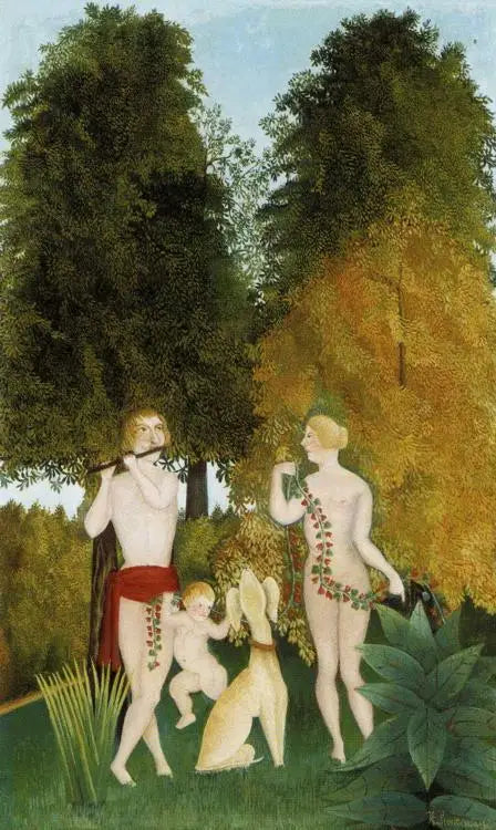 Lykkelig kvartett - Henri Rousseau