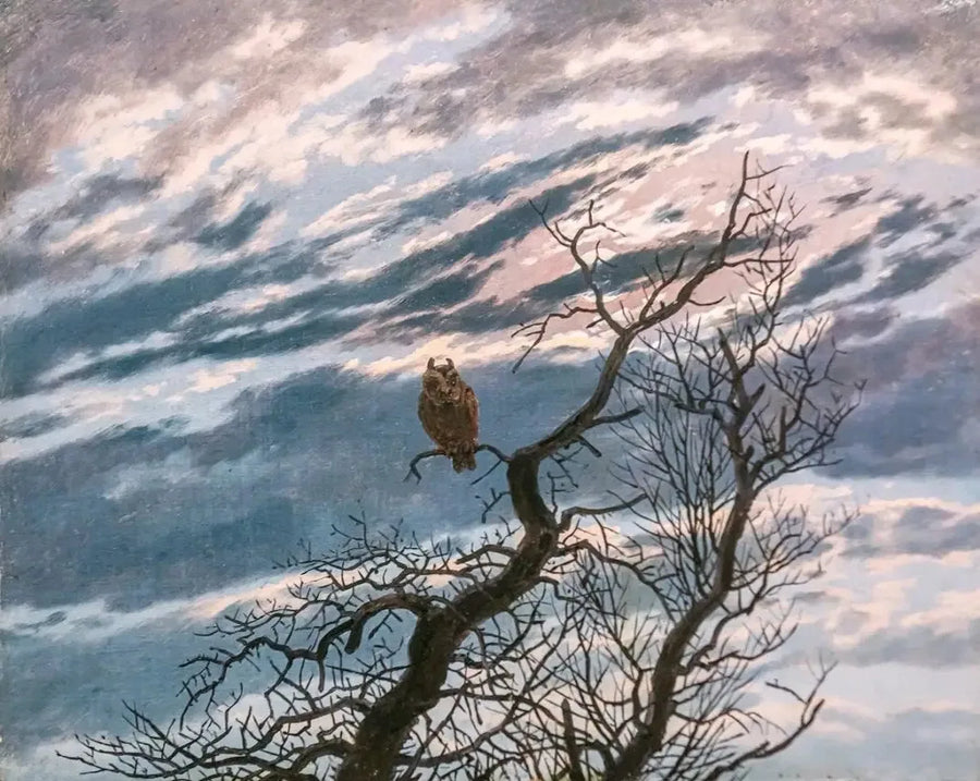 Ugle på et tre - Caspar David Friedrich