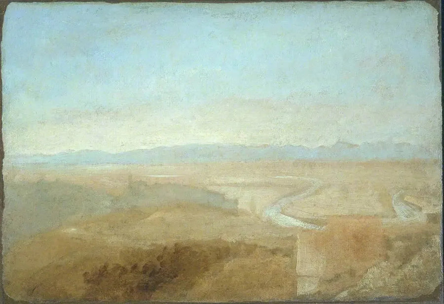Hill Town på kanten av Campagna - J. M. W. Turner