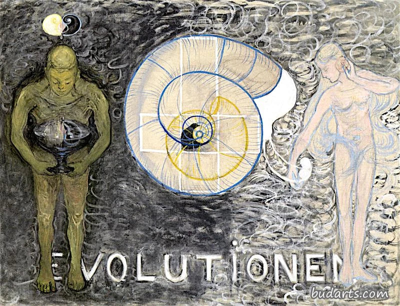 Évolution, n° 4, Groupe VI - Hilma af Klint