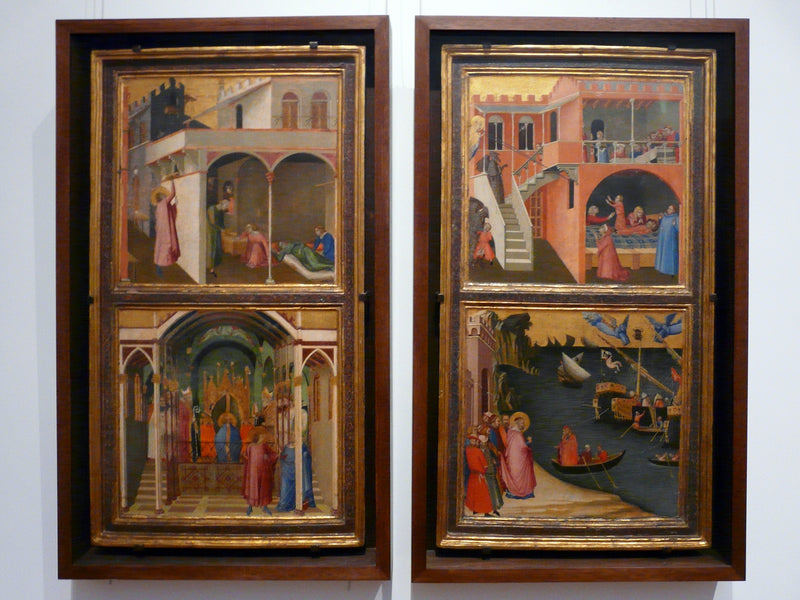 Historier om Saint Nicolas - Ambrogio Lorenzetti