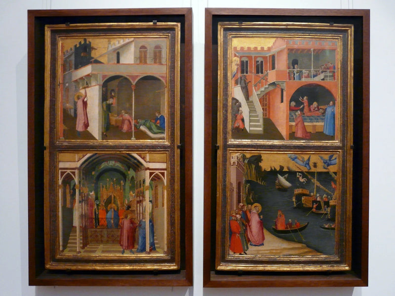 Historier om Saint Nicolas - Ambrogio Lorenzetti