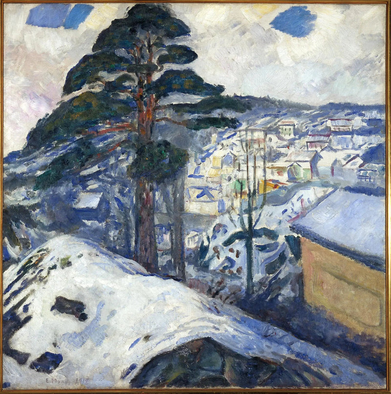 Vinter i Kragerø - Edvard Munch