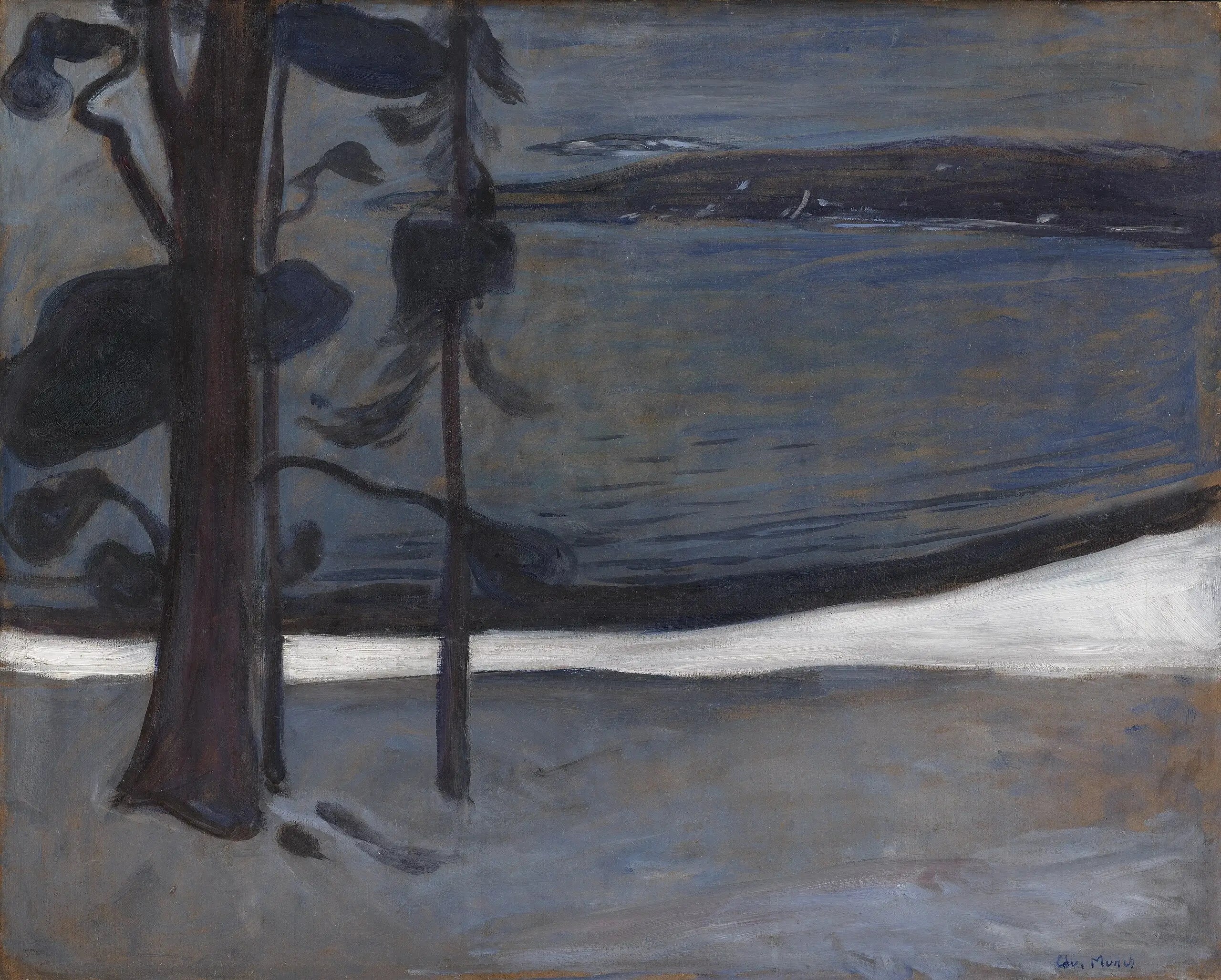 Hiver à Nordstrand - Edvard Munch - Alpha Reproduction