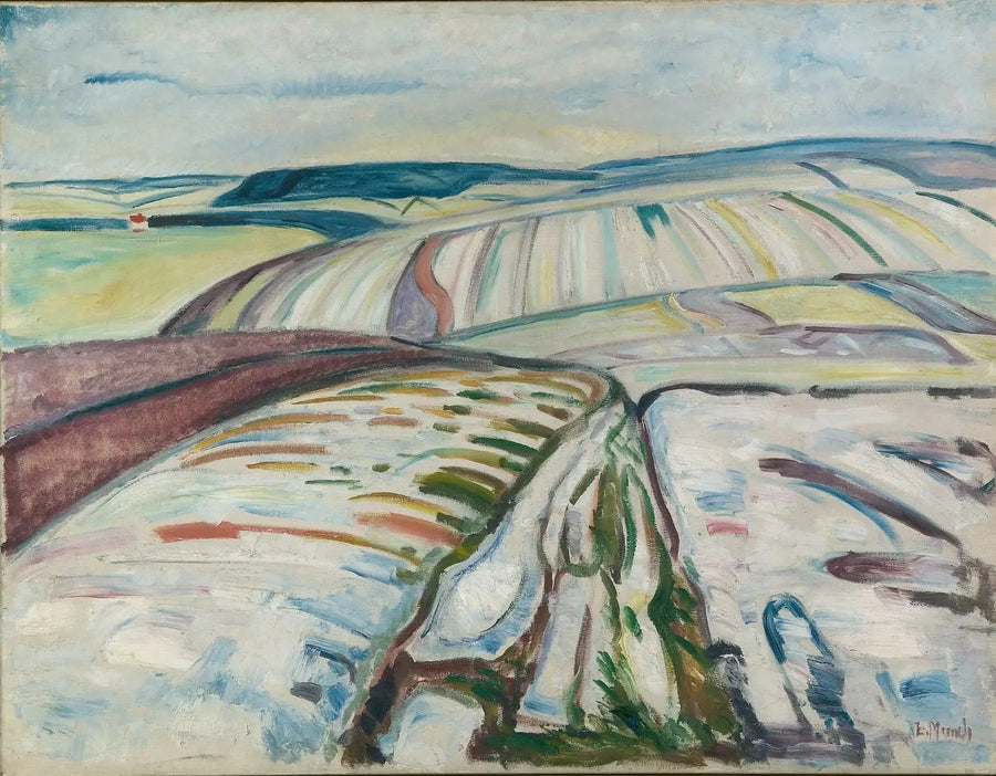 Vinter. Elgersburg - Edvard Munch