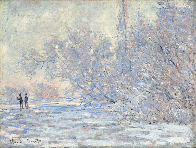 Vinter i Giverny - Le Givre W963 - Claude Monet