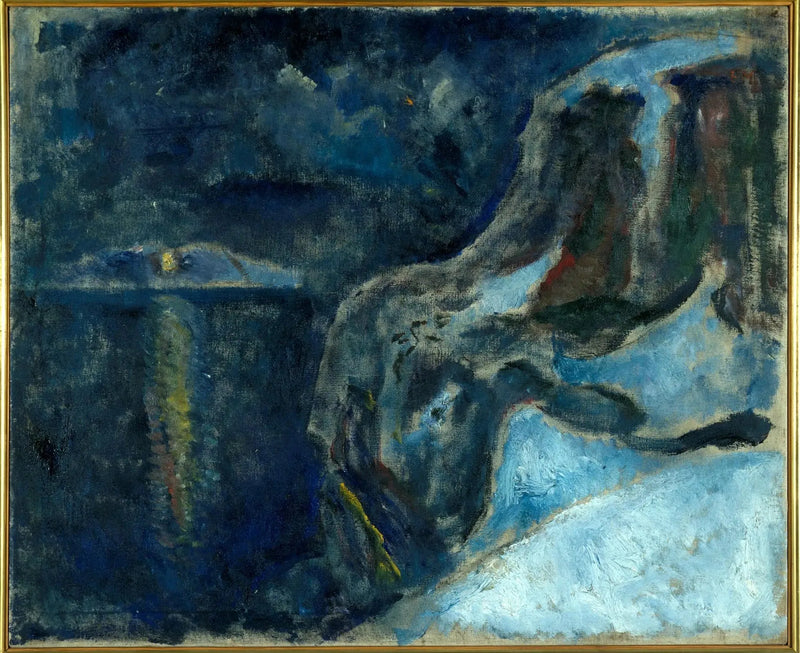 Vinter nær havet - Edvard Munch