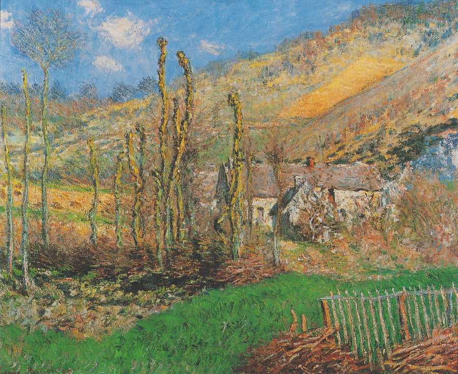 Vinterlandskap ved Val de Falaise W975 - Claude Monet
