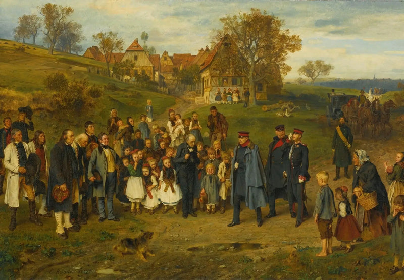 Høyhet på reise (1867) - Ludwig Knaus

Source:
Hoheit auf Reisen (1867) - Ludwig Knaus