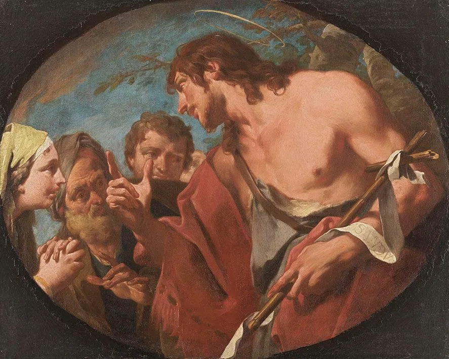 Homilie av Jean-Baptiste - Giovanni Battista Pittoni