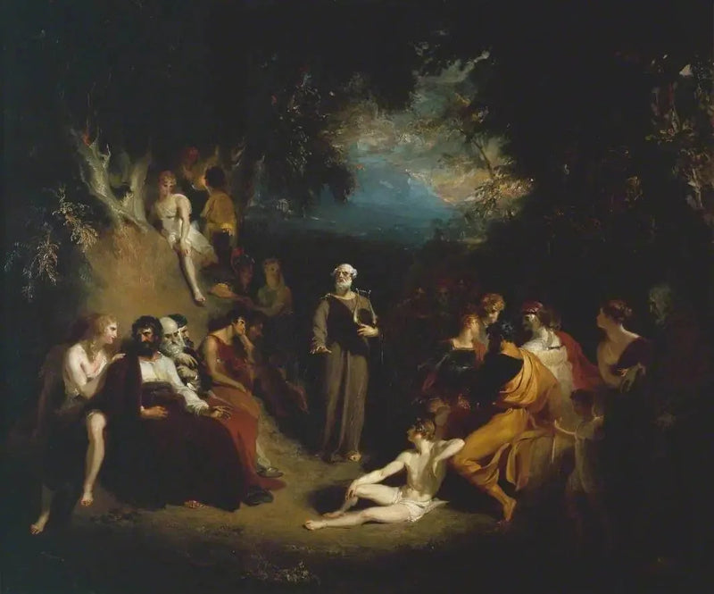 Homers dikter sine poesi - Thomas Lawrence
