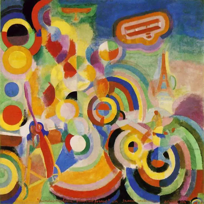 Hyllest til Blériot - Robert Delaunay