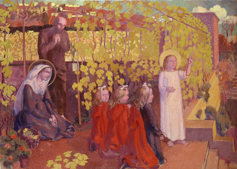 Hyldest til Barn Jesus - Maurice Denis