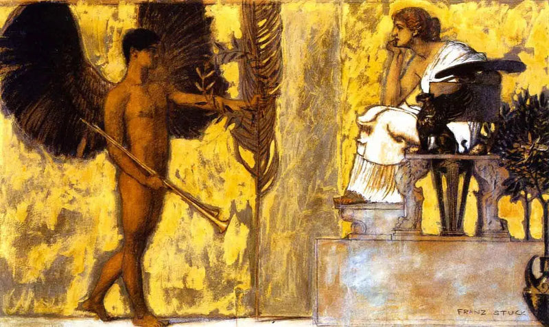 Hyllest til Maleriet - Franz Von Stuck