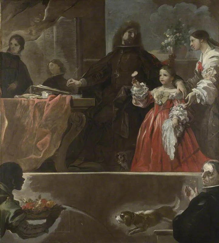 Hyllest til Velázquez - Luca Giordano