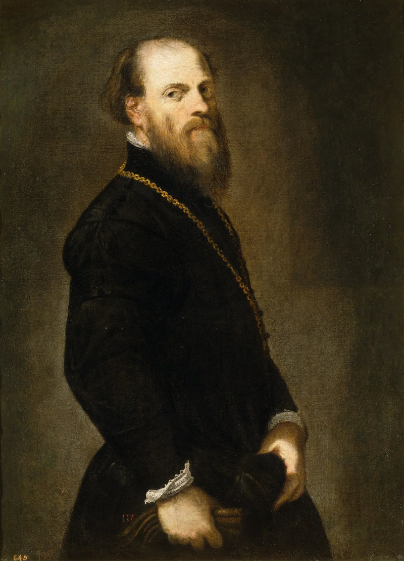 Mann med gullkjede - Jacopo Tintoretto