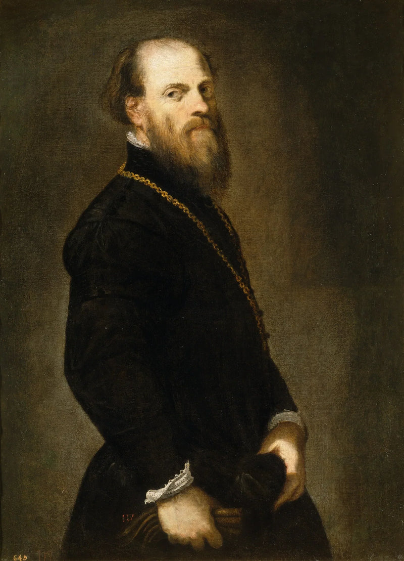 Mann med gullkjede - Jacopo Tintoretto