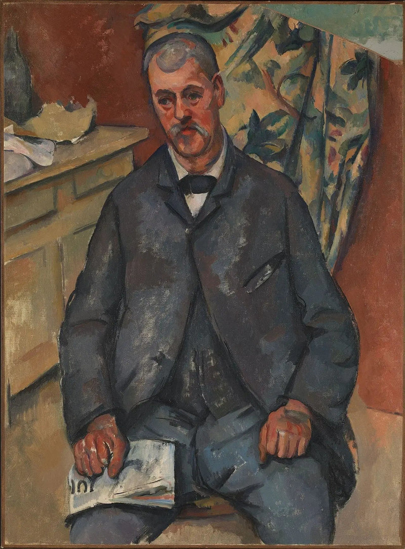 Mann som sitter - Paul Cézanne