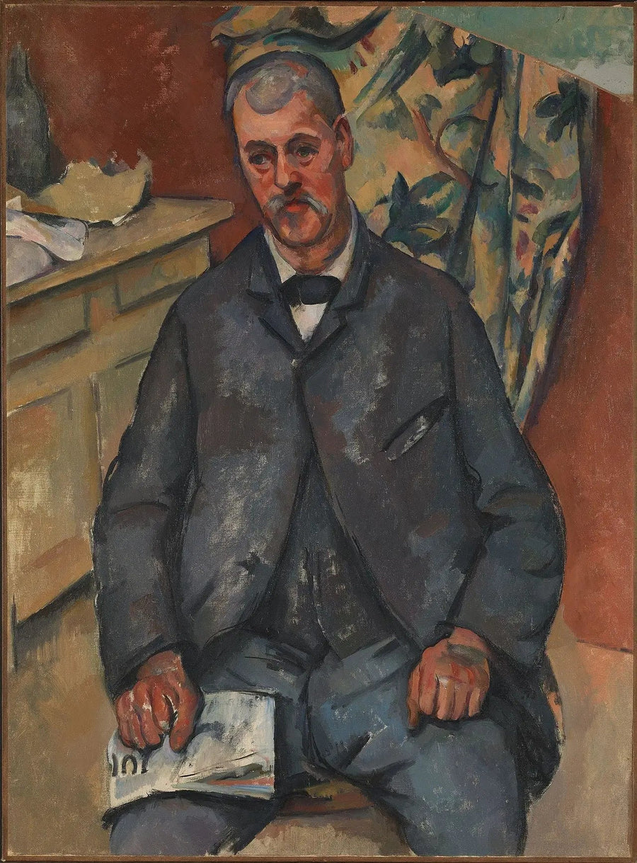 Mann som sitter - Paul Cézanne