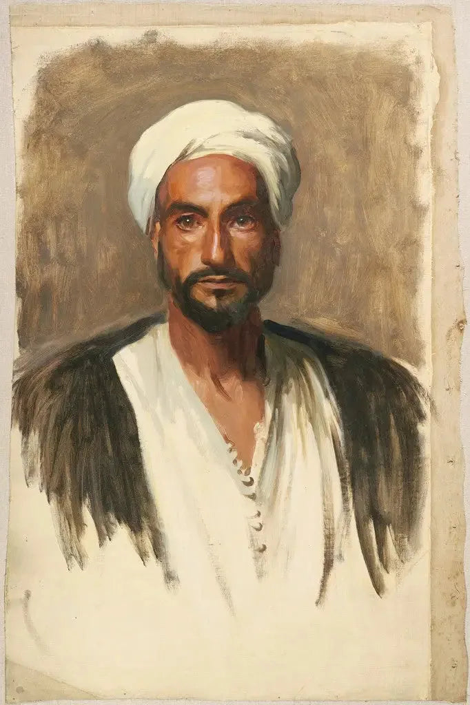 Mann med hvit turban - John Singer Sargent
