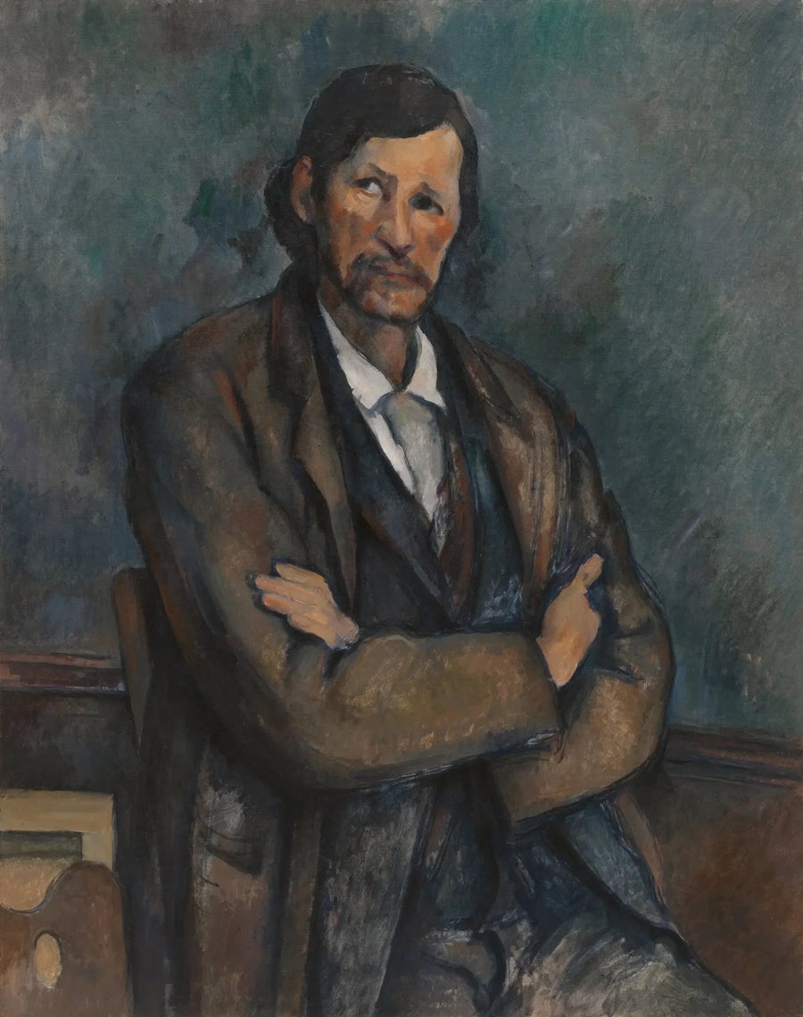 Mann med korslagte armer - Paul Cézanne